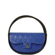 Pre-owned Fabric handbags Chanel Vintage , Blue , Dames