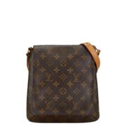 Pre-owned Canvas louis-vuitton-bags Louis Vuitton Vintage , Brown , Da...