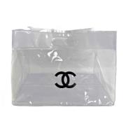 Pre-owned Plastic totes Chanel Vintage , White , Dames