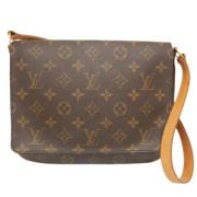 Pre-owned Canvas louis-vuitton-bags Louis Vuitton Vintage , Brown , Da...