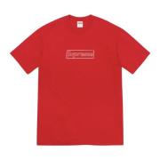 Limited Edition Krijt Box Logo Tee Kaws , Red , Heren