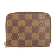 Pre-owned Canvas wallets Louis Vuitton Vintage , Brown , Dames