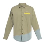 Shirt met logo Dsquared2 , Green , Heren