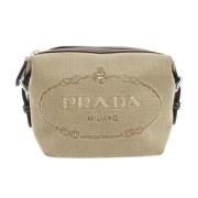 Pre-owned Leather prada-bags Prada Vintage , Beige , Dames