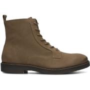 Heren Nubuck Veterschoenen Stefano Lauran , Green , Heren