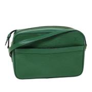 Pre-owned Leather louis-vuitton-bags Louis Vuitton Vintage , Green , D...