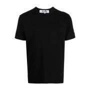 Zwarte Pixel Logo T-shirt Comme des Garçons Play , Black , Heren