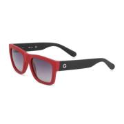 Rode Plastic Zonnebril voor Vrouwen Guess , Red , Dames