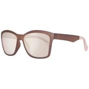 Bruine Plastic Zonnebril voor Vrouwen Guess , Brown , Dames