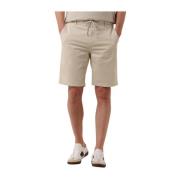 Zand Chino Tapered Shorts Hugo Boss , Beige , Heren