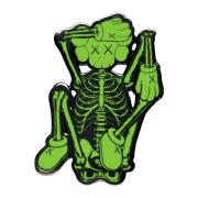 Limited Edition Skelet Pin Groen Kaws , Green , Unisex