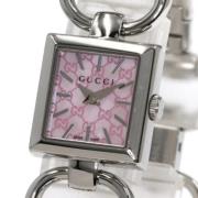 Pre-owned Stainless Steel watches Gucci Vintage , Purple , Dames