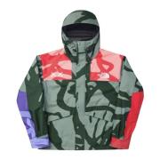 Bergparka Jas Limited Edition Groen/Rood Kaws , Multicolor , Heren