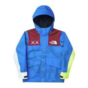 Youth Mountain Parka Jacket Blue/Red Kaws , Multicolor , Heren