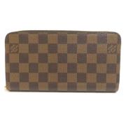 Pre-owned Canvas wallets Louis Vuitton Vintage , Brown , Dames