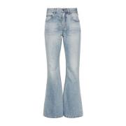 Blauwe Katoenen Jeans Ss22 Celine , Blue , Dames