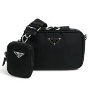 Pre-owned Leather prada-bags Prada Vintage , Black , Dames