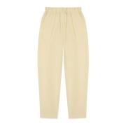 Yak Wol Hoge Taille Broek Cortana , Beige , Dames