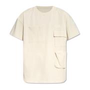 T-shirt met zakken MM6 Maison Margiela , Beige , Heren