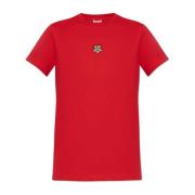 T-shirt met patch Kenzo , Red , Dames