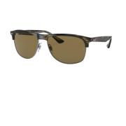 Bruine Havana Zonnebril Rb4342 Stijl Ray-Ban , Brown , Unisex