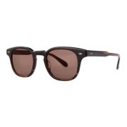 Redwood Tortoise Sunglasses Sherwood SUN Garrett Leight , Brown , Unis...