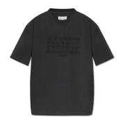 T-shirt met logo Maison Margiela , Gray , Heren