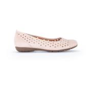 Moderne Zomer Suede Ballerina Gabor , Pink , Dames