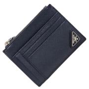 Pre-owned Leather wallets Prada Vintage , Blue , Dames