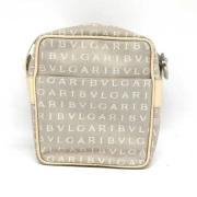 Pre-owned Canvas shoulder-bags Bvlgari Vintage , Beige , Dames