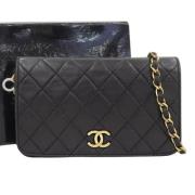 Pre-owned Schoudertas Chanel Vintage , Black , Dames