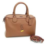 Pre-owned Leather handbags Coach Pre-owned , Brown , Dames