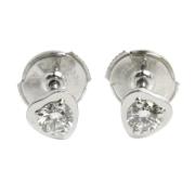 Pre-owned White Gold earrings Cartier Vintage , Gray , Dames