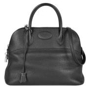 Pre-owned Leather handbags Hermès Vintage , Black , Dames