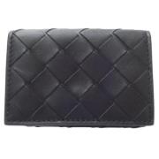 Pre-owned Leather wallets Bottega Veneta Vintage , Black , Dames