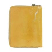 Pre-owned Canvas wallets Louis Vuitton Vintage , Yellow , Dames