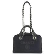 Pre-owned Fabric handbags Chanel Vintage , Black , Dames