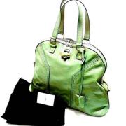 Pre-owned Fabric totes Yves Saint Laurent Vintage , Green , Dames