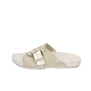 Leren Sandalen Moma , Beige , Dames