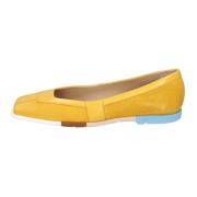 Suede Ballet Flats voor Vrouwen Fabi , Yellow , Dames