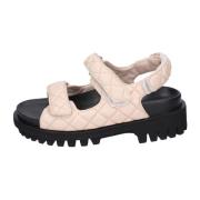 Leren Dames Sandalen Stijlvol Comfortabel Stokton , Pink , Dames