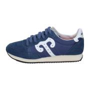 Suede Heren Sneakers Wushu Ruyi , Blue , Heren