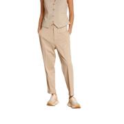 Gezellige Dames Chino Broek Winter 2024 Mason's , Beige , Dames