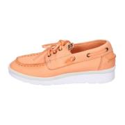 Leren Sneakers voor Vrouwen Moma , Orange , Dames