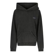 Katoenen sweatshirt met capuchon en logo Coperni , Black , Dames