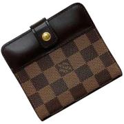 Pre-owned Canvas wallets Louis Vuitton Vintage , Brown , Dames