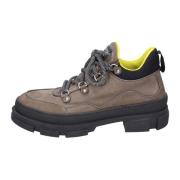 Nubuck Leren Enkellaarzen Mannen Stokton , Beige , Heren