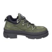 Nubuck Leren Enkellaarzen voor Mannen Stokton , Green , Heren