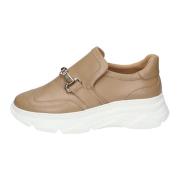 Leren Damessneakers Stokton , Beige , Dames