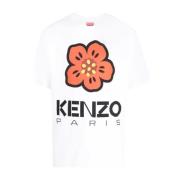 Witte T-shirts Polos voor mannen Kenzo , White , Heren